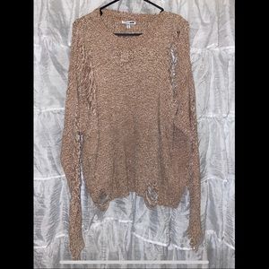 Fashion Nova Distressed Sweater